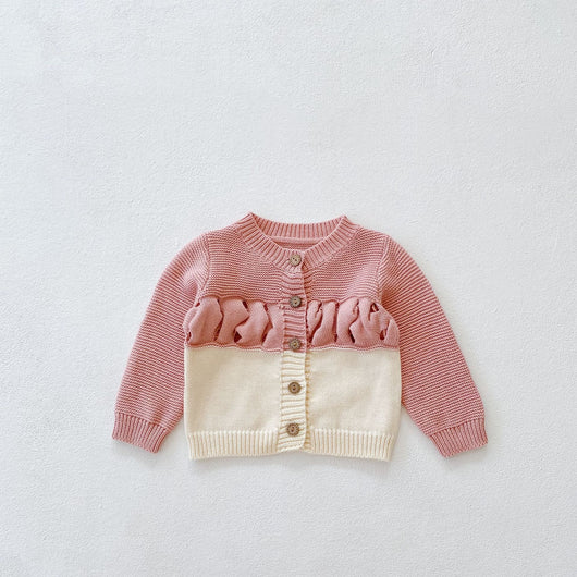 Pelele Ondulado Adorable para Bebé con Costuras Decorativas