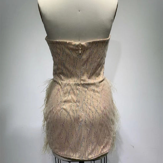 Vestido de Fiesta con Lentejuelas y Borlas Elegante para Mujer - Image 4