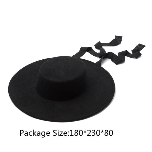 Sombrero de Lana Elegante Estilo Hepburn Europeo - Image 8