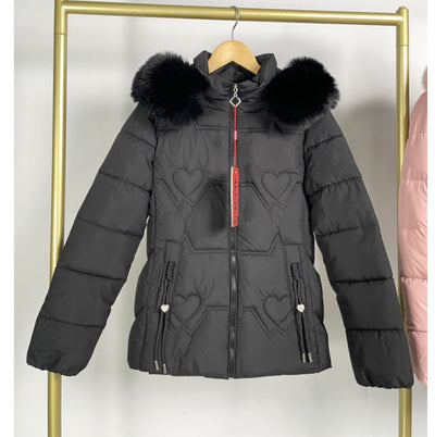 Chaqueta Cálida con Cuello de Pelaje para Mujer - Image 7