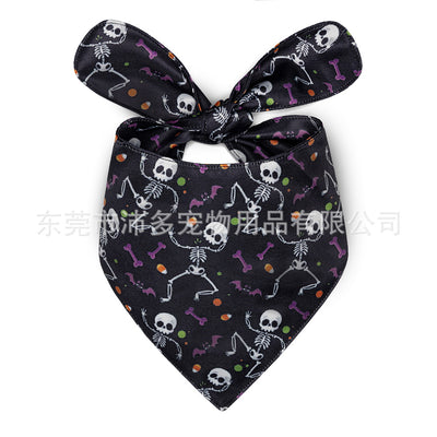 Toalla Triangular Halloween para Perros Doble Capa Absorbente - Image 20