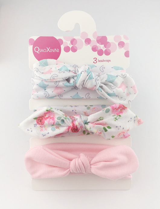 Set de 3 Diademas Infantiles con Moños Estampados - Image 27
