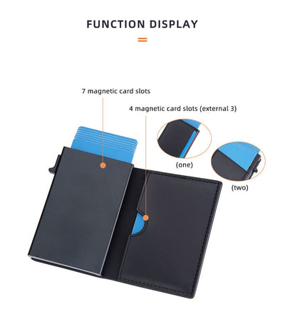 Cartera Minimalista de Aluminio con Sistema de Extracción Lateral para Hombre - Image 11