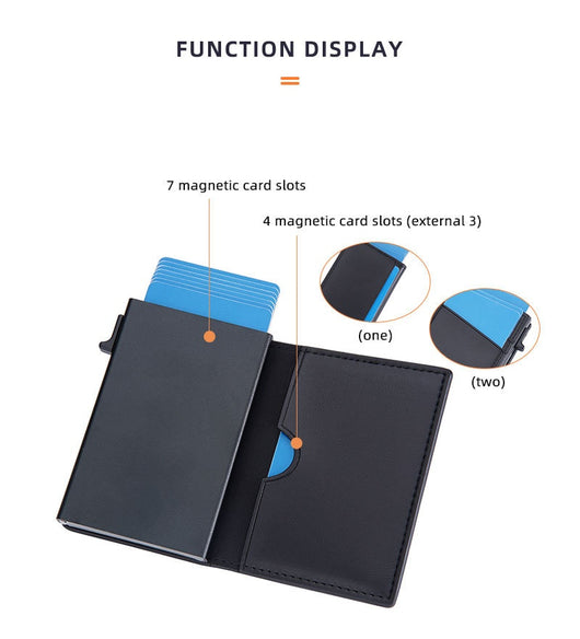 Cartera Minimalista de Aluminio con Sistema de Extracción Lateral para Hombre - Image 11