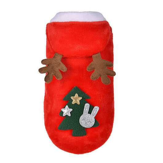 Ropa Navideña de Franela para Mascotas - Diseño Alce Festivo - Image 10