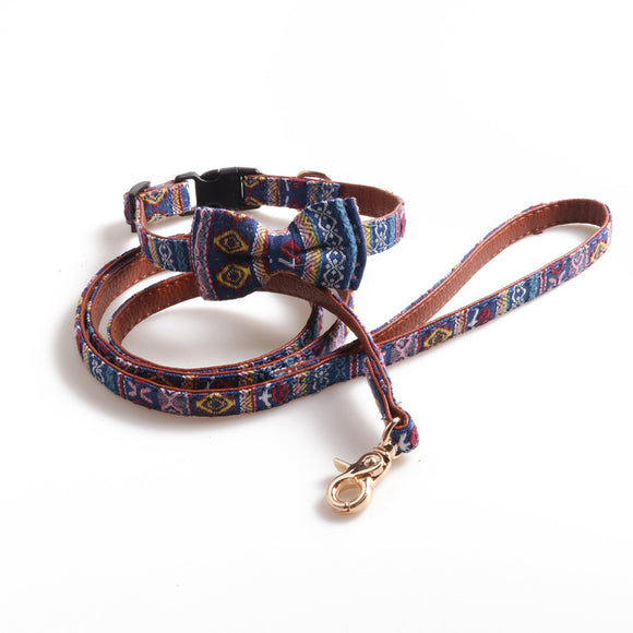Collar para Perro y Gato con Moño Adorable