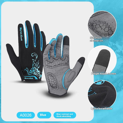 Guantes de Ciclismo de Montaña con Dedos Largos, Transpirables y Absorbentes de Impacto - Image 8