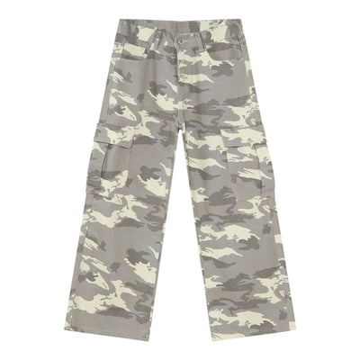 Pantalones Vaqueros Cargo Retro Camuflaje con Bolsillos Grandes - Image 7
