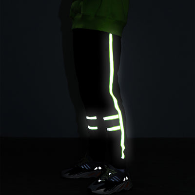Pantalones Deportivos Reflectantes para Hombre - Comodidad y Estilo Urbano - Image 10