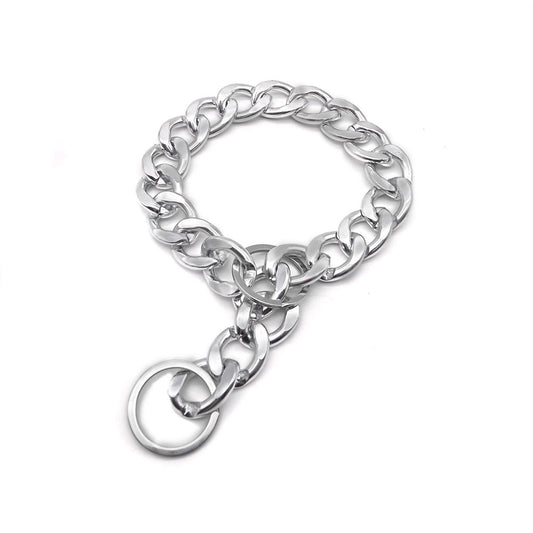 Collar Metálico Elegante y Dominante para Mascotas - Image 2