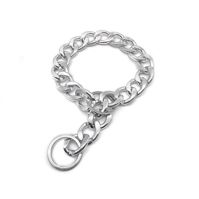 Collar Metálico Elegante y Dominante para Mascotas - Image 2