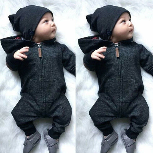 Sudadera Manga Larga Negra Sólida Premium - Image 8