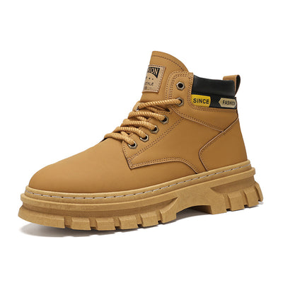 Botas Martin Altas para Hombre Estilo Británico de Trabajo - Image 5