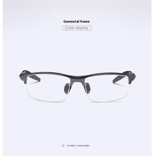 Lentes Deportivos Semiarmazón para Hombre - Montura Óptica Clásica - Image 7
