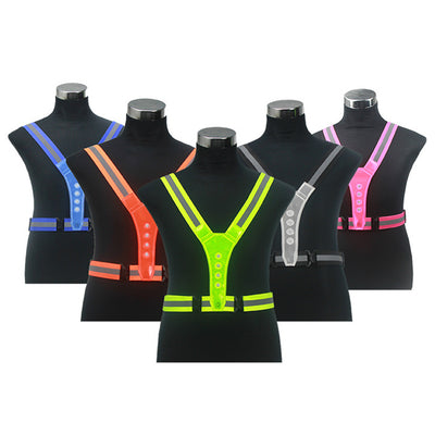 Chaleco Reflectante de Seguridad con 4 LED y Diseño Elástico V - Image 13