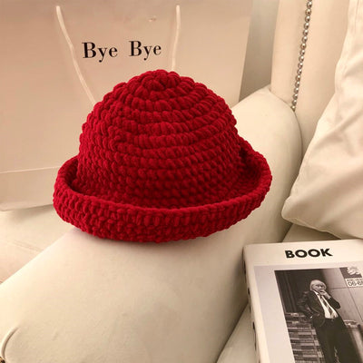 Gorro Tejido Grueso Artesanal Estilo Street para Mujer - Image 4