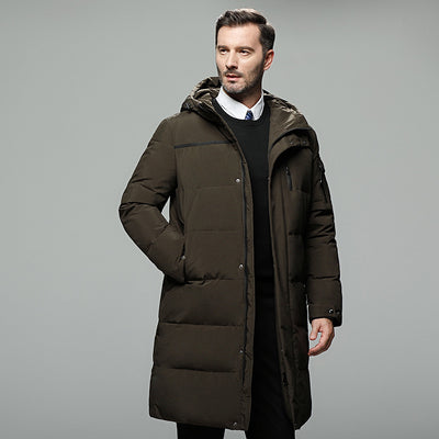 Parka Larga Acolchada de Plumas para Hombre - Image 9