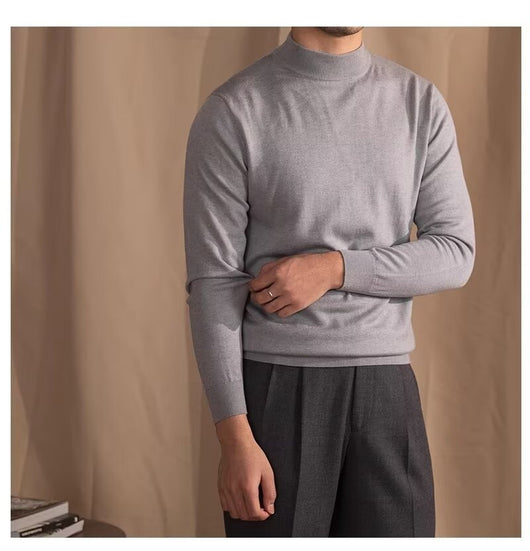 Suéter Cuello Alto Slim Fit Diario - Prenda Base Térmica Versátil - Image 9