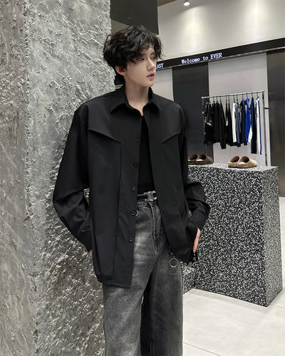 Camisa de Manga Larga Premium Ruoshuai para Hombre - Otoño - Image 13