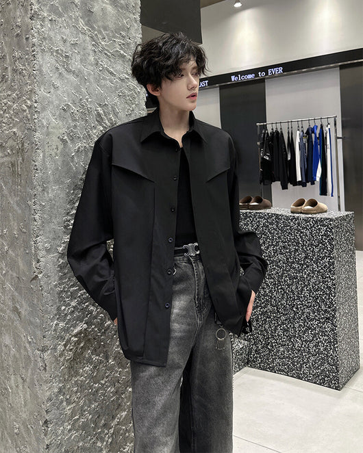 Camisa de Manga Larga Premium Ruoshuai para Hombre - Otoño - Image 13