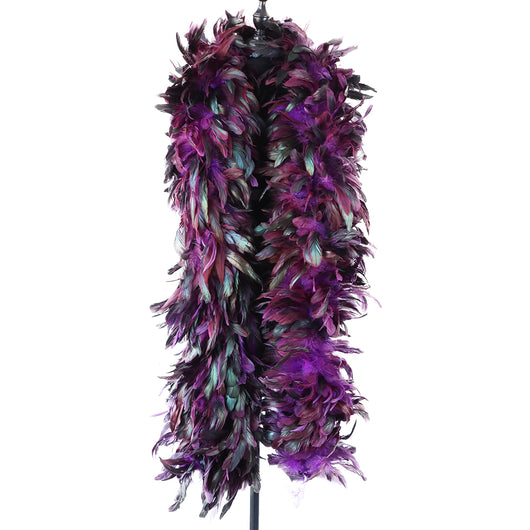 Bufanda de Plumas de Gallina Colorida - Accesorios Velvet Catwalk - Image 8