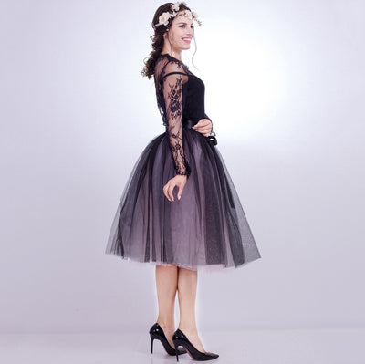 Falda Tutú Bicolor Elegante con Velo