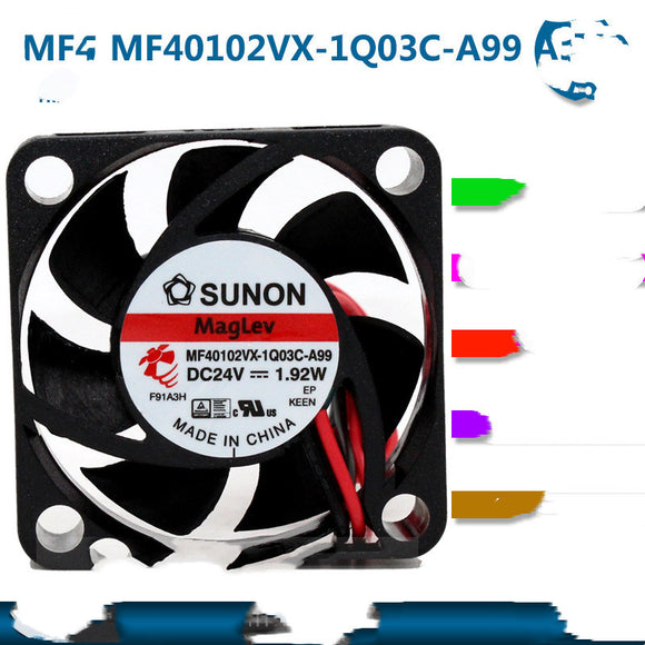 Ventilador de Refrigeración 24V 4cm - Alto Volumen de Aire