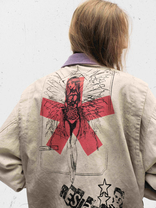 Chaqueta Detroit con Diseño Retro Badge y Teñido Vintage - Image 52