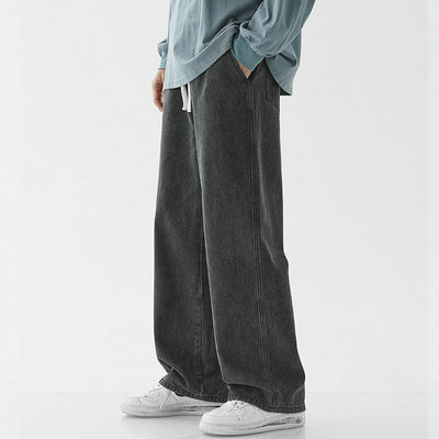 Jeans Casuales Hombre Corte Recto Oversize - Image 8