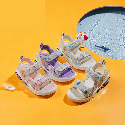 Sandalias Princesa Sunshine para Niñas - Zapatos Transpirables con Diseño de Osito Adorable - Image 14