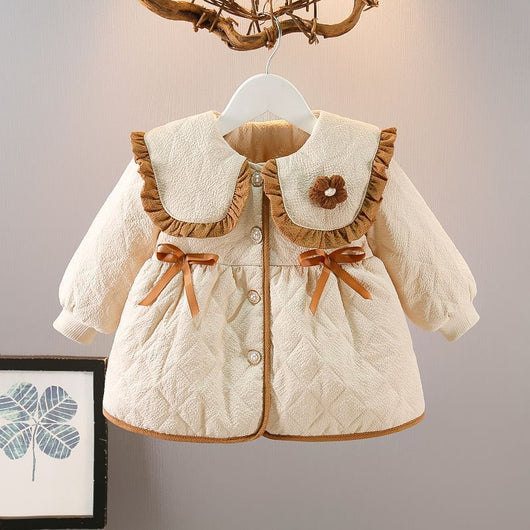 Abrigo de Niña Forrado en Polar para Otoño e Invierno - Image 6