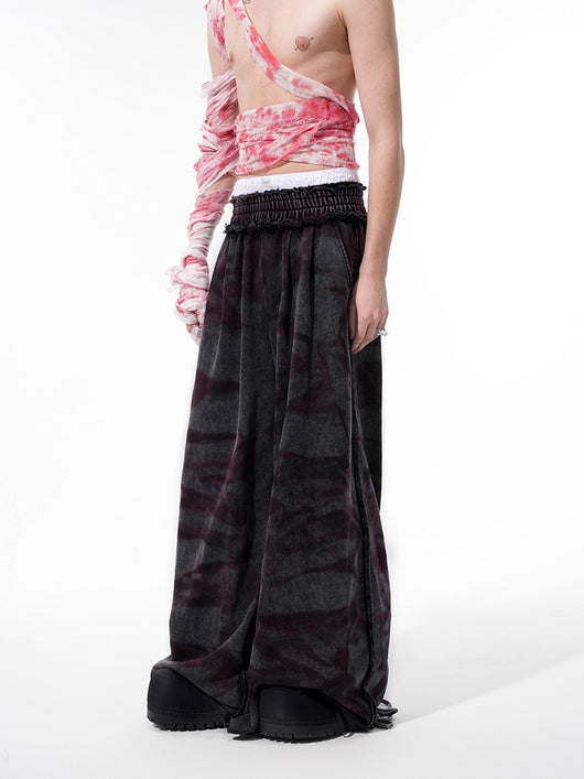 Pantalones Vintage Tiger Teñidos a Mano - Estilo Niche Original - Image 10