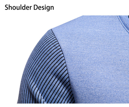 Camisa Térmica Hombre Manga Larga Efecto Doble Tela con Rayas y Forro Polar - Image 8