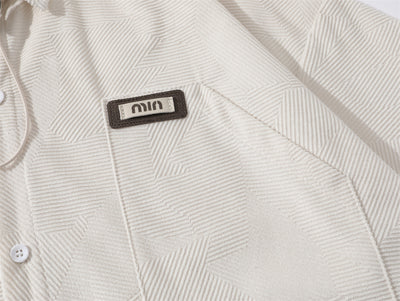 Camisa Suelta de Bolsillos y Color Sólido para Hombre - Image 10