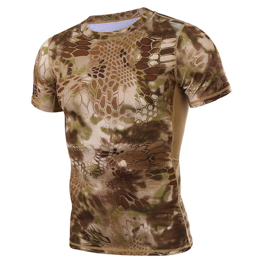 Playera Slim-fit Cuello Redondo con Estampado Pitón para Hombre - Image 12