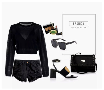 Gafas de Sol Grandes con Strass Estilo Europeo y Americano para Mujer - Image 10