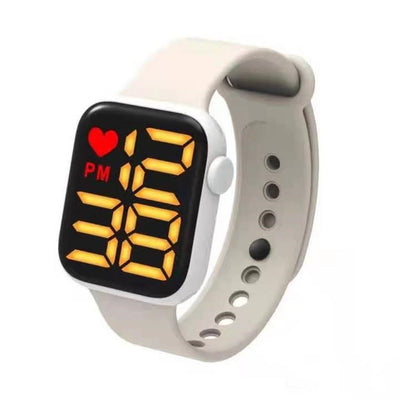 Reloj Digital LED Pantalla Grande Touch Square - Image 11