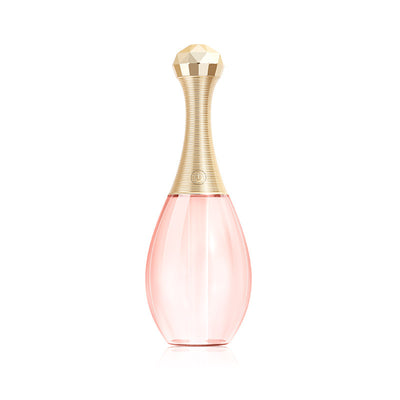 Mini silent portable humidifier shaped like a perfume bottle, with a clear body and a gold ribbed neck and faceted cap. - Image 9