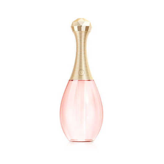 Mini silent portable humidifier shaped like a perfume bottle, with a clear body and a gold ribbed neck and faceted cap. - Image 9