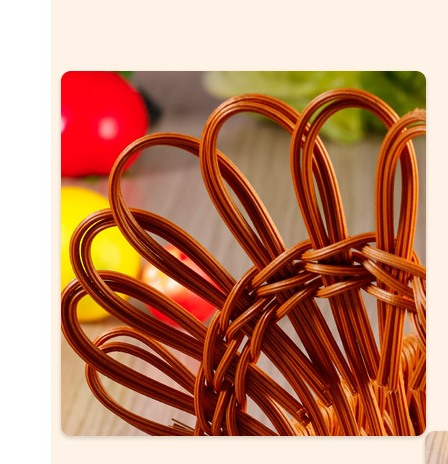 Canasta Tejida de Ratán con Diseño Animal - Organizador Decorativo para Frutas y Vegetales - Image 9