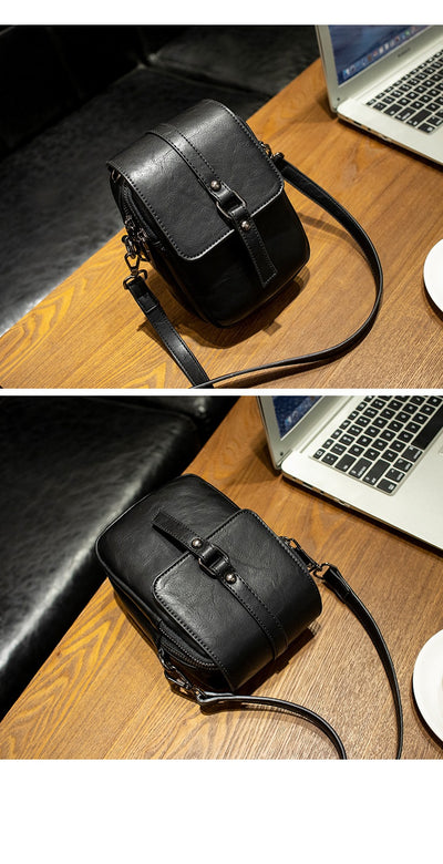 Bolso Bandolera Retro para Mujer - Bolsa de Hombro Único para Teléfono y Accesorios - Image 23