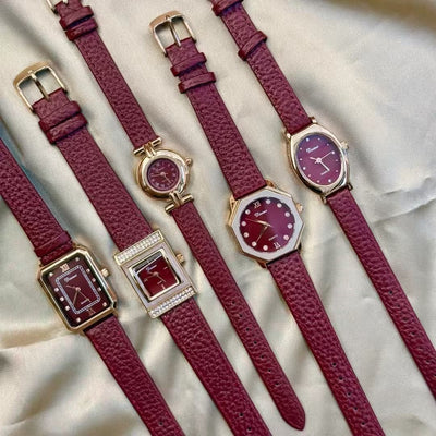 Reloj Elegante Alloy Ankela Rojo para Mujer - Image 4