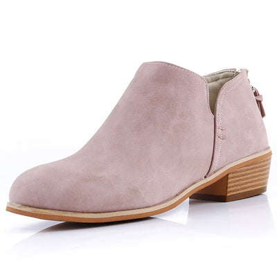 Botas Cortas para Mujer con Moño Mariposa y Tacón Medio - Punta Fina - Image 10