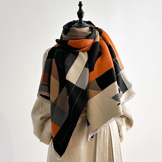Elegante Chal de Cachemira Estilo Europeo - Bufanda Premium - Image 22