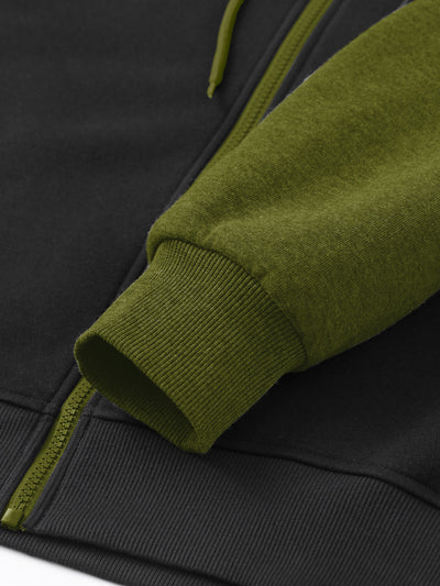 Sudadera con Capucha Raglan Bicolor para Hombre - Casual y Deportivo - Image 13