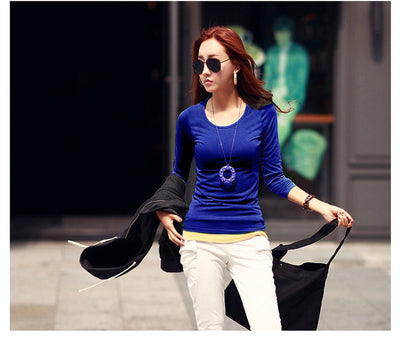 Blusa Térmica Mujer Seda Lechosa con Terciopelo - Abrigo Interior Cálido - Image 9
