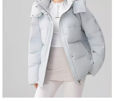 Chaqueta Corta de Algodón con Gorro Desmontable - Image 18