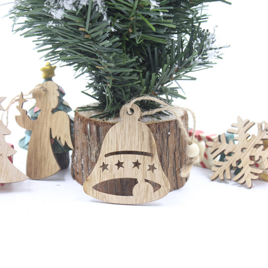 Adorno Navideño de Madera - Reno con Copo de Nieve - Image 22
