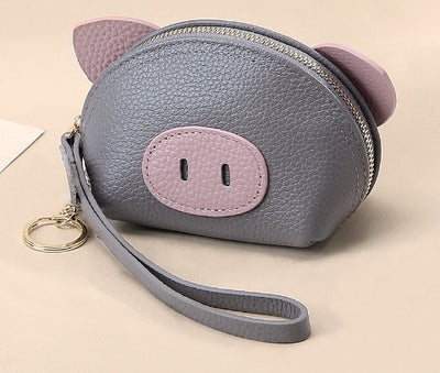 Monedero Compacto con Protección Antimagnética - Diseño Adorable de Cerdo - Image 15