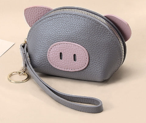 Monedero Compacto con Protección Antimagnética - Diseño Adorable de Cerdo - Image 15